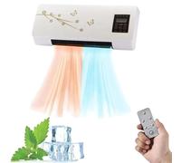 Aire acondicionado portátil sin conductos, radiador calentador convector eléctrico portátil de 2000W con viento Natural/cálido for dormitorio y sala de estar(C)