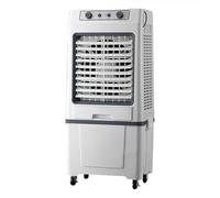 Aire Acondicionado Portátil Sin Tubo Exterior, Climatizador Frio de 3 Velocidades, Potente Enfriador de Aire Evaporativo, Ventilador 3 en 1 para el Hogar, Tienda, Fábrica y Garaje(Gray)