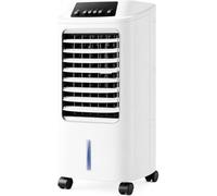 Aire Acondicionado Portátil Sin Tubo Exterior Enfriador Evaporativo Enfriador de Pantano 3 Velocidades Niebla Oscilación Unidad Enfriamiento Portátil Vertical para Hogar Dormitorio 30.5*30*73CM