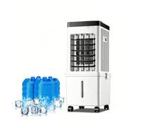 Aire Acondicionado Portátil Sin Tubo Exterior Tres ajustes de Velocidad del Viento, depósito de Agua de 15 Litros, función de Temporizador para Hogar Oficina