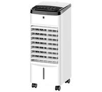Aire Acondicionado Portátil Sin Tubo Exterior, Ventilador Enfriador de Aire Evaporativo para Interiores de Dormitorios, Pequeño Climatizador, Tanque de Agua de 6 L