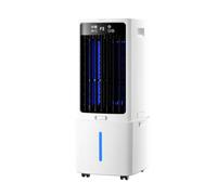 Aire Acondicionado Portátil sin Ventana, Enfriador de Aire 3 en 1 con Tanque de Agua de 3.2 Gal, Control Remoto, 3 Velocidades, Temporizador de 12 Horas, Bolsas de Hielo, para Hogar y Oficina