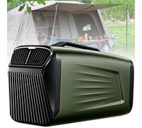 Aire acondicionado portátil,unidad aire acondicionado para camping 4 en 1 | Mini refrigeración | 5200 Btu, unidad de aire acondicionado interior o exterior, evaporació(Green)
