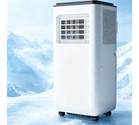 Aire Acondicionado portátil, Unidad de Aire Acondicionado móvil de 12000 BTU con 2 velocidades, Control Remoto, Temporizador, con Ventilador de Calor frío y Modos deshumidificador, para Oficina,