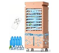 Aire acondicionado portátil, unidad de aire acondicionado portátil para habitaciones, ventilador de enfriamiento sin ventanas que sopla aire frío con tanque de 5L (clay)