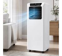 Aire Acondicionado Portátil, Unidad de Compresor 3 en 1 con Refrigeración,Temperatura Ajustable de 16 a 30 °C, 3 Velocidades, Mando a Distancia y Temporizador de 24 Horas 7000BTU