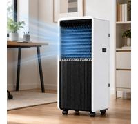 Aire Acondicionado Portátil, Unidad de Compresor 3 en 1 con Refrigeración,Temperatura Ajustable de 16 a 30 °C, 3 Velocidades, Mando a Distancia y Temporizador de 24 Horas 12000BTU