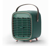 Aire Acondicionado portátil, Ventilador de Aire Acondicionado, Mini humidificador con disipación de Calor de Mesa para el hogar (Verde Retro)