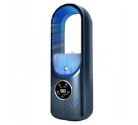 Aire Acondicionado Portátil, Ventilador de Enfriamiento Sin Aspas con Alimentación USB, 6 Velocidades, Temporizador de 6 Horas y Tanque de Agua de 140ml, para Hogar, Oficina y Dormitorio blue