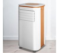 Aire acondicionado portátil, ventilador evaporativo y deshumidificador, 2 velocidades, 3 modos, temporizador de 24 horas, oscilación de 120°, incluye kit de ventana para el hogar u oficina