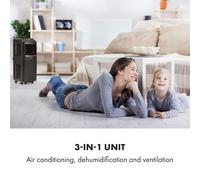 Pure Blizzard 3 2G aire acondicionado portatil 808 W negro Klarstein