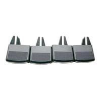 Aire Acondicionado Salida Panel Frontal AC Rejilla Ventilación Aire Clip Selección Embellecedor Para A4 B6 B7 002-2008 8E0820951H 8E0820901F Salida Aire Coche(1Set-4PCS)