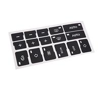 Aire acondicionado salpicadero radio botón pegatina kit de reparación para A4 B6 B7 2000-2004 Etiqueta engomada del coche AC Climate Control Button Decals Stickers