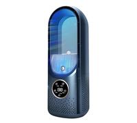 Aire Acondicionado Silencioso Sin Aspas 2025 Para Hogar Y Oficina, Enfriador De Aire Personal Portátil Con 6 Velocidades, Mini Ventilador De Escritorio Para Interiores [Clase Energética A+],Azul