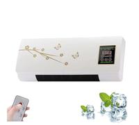 Aire acondicionado sin conductos, unidad de pared 2 en 1 con calor y frío, súper silencioso con control remoto, fácil instalación para el hogar y la oficina