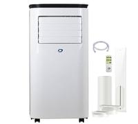 Aire acondicionado sin unidad externa portátil a través de Wi-Fi incluido 12000 btu D.OVER12PORTW Climatizador con bomba de calor de clase A portátil