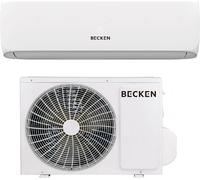 Aire Acondicionado Split BTU BECKEN BAC9409 (18 m² - 2323 / 2.7 Frig/Cal - Blanco)