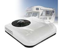 Aire Acondicionado Split de Techo 12V/24V - Control Remoto, Enfriamiento Rápido para Caravanas, Autobuses y Semirremolques - Diseño Silencioso y Económico,12V-White