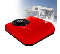 Aire Acondicionado Split de Techo 12V/24V - Control Remoto, Enfriamiento Rápido para Caravanas, Autobuses y Semirremolques - Diseño Silencioso y Económico,12V-Red