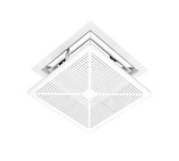 Aire Acondicionado Universal Cuadrado, Tablero Direccional De Viento, Cubierta De Ventilación De Aire Acondicionado De Oficina, Rejilla A Prueba De Viento(Square y-hook style30x30cm)