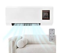 Aire Acondicionado Ventilador Sin Conductos - Aire Acondicionado Ventilador Portátil Para Pared Calefacción Sin Conducto Control Remoto Con Natural Para Pequeño Espacio Bajo Suelo Dormitorio