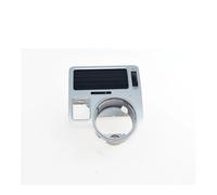 Aire Boquilla ventilación Para VW Para Golf Para MK4 Para Bora Para Jetta Ventilación de aire acondicionado para tablero de automóvil color plata/negro Cubierta rejilla(Plata)