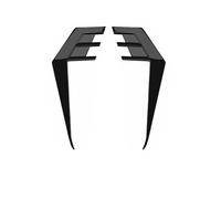 Aire Capó Delantero Rejilla Compatible Con Serie 4 G22 G23 2 Puertas 2020 2021 2022 2023 2024 2025 Carrocería Alerón Lateral Tipo Splitter Aleta Guardabarros Aspecto Fibra Carbono(Black)