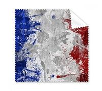 Aire cepillado Francia bandera País Ciudad cultura gafas paño de limpieza paño limpiador de regalo teléfono Protector de 5 unidades