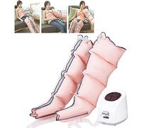 Aire Compresión Pierna Masajeador 4 Cavidades, Tiempo Y Presión Ajustables, 3 Modos, Presoterapia Alivie El Síndrome De Piernas Inquietas, Edema De Piernas