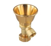 Aire de alta presión ajustable para el oro del cobre de la boca del espray del vórtice para la irrigación agrícola de la granja que cultiva el riego 68m m longitud