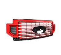 Aire Del Coche Capó Compatible Con Ford Para F250 F350 F450 F550 Para Super Duty 2020 2021 2022 Parrilla Delantera Modificada Conjunto De Parrilla Modificada Color Rojo Para Carrera PQ