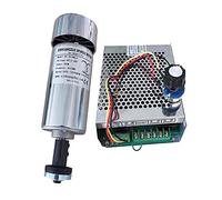 Aire enfriado 0.3kw Cnc Spindlemotor Angle Mollinder Kit Chuck 300W Motor de husillo/Gobernador velocidad la fuente alimentación for grabado Tallado, Perforación(Package 4)