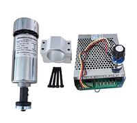 Aire enfriado 0.3kw Cnc Spindlemotor Angle Mollinder Kit Chuck 300W Motor de husillo/Gobernador velocidad la fuente alimentación for grabado Tallado, Perforación(Package 5)