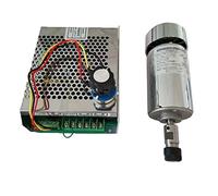 Aire enfriado 0.3kw Cnc SPINDLEMOTOR KIT ER11 CHUCK 300W Motor de husillo/Fuente alimentación Gobernador la velocidad for el grabado Tallado, Perforación(Package 4)
