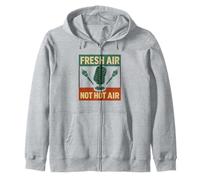 Aire fresco, no aire caliente, radiodifusión pública Sudadera con Capucha