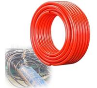 aire manguera tubo comprimido 10 20 30 50 80 100 M Longitud Tubo De Línea De Manguera De Aire De PU, Manguera Neumática De Compresor De Aire(C,L 50m/164ft OD X ID 16 X 12mm)