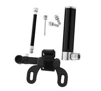 Aire Manual Mini Portátil de PSI para Bicicleta y Inflador de Aleación de Aluminio Accesorio Práctico Negro