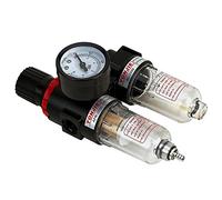 Aire Separador Agua, Aceite Agua Separador Filtro, Filtro Regulador Aire, Aceite Agua Regulador Presión, Puede Utilizar en Compresores Aire, Herramientas Neumáticas