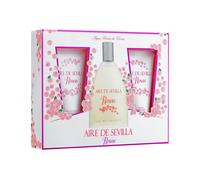 Aire Sevilla Agua de Rosas Gift Set EDT 150ml + Body Cream + Shower Gel Spanish