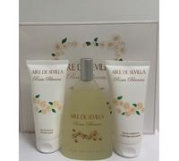 AIRE SEVILLA ROSAS BLANCAS EAU TOILETTE INSTITUTO ESPAÑOL 150ML BODY150 GEL150