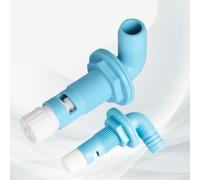 Aireador ajustable para kits Livewell, boquilla de manguera estándar de 3/4 a 1 1/8 pulgadas, polipropileno de grado marino con diseño de codo de 90 grados (19 mm)