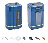 Aireador de aire recargable para estanques de pesca con alta capacidad para batería y lámpara nocturna brillante para mezcla de cebo y recogida de agua (pesca de 4000 mAh)