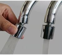 Aireador de boquilla de grifo de cocina y baño, extensor de grifo, pulverizador giratorio de 360 grados de doble flujo para cabezal de grifo de fregadero, filtro giratorio de salpicaduras de agua de 2