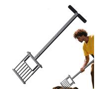 Aireador de Césped - Descompactador De Suelos | Herramienta Manual Versátil de Aireación con Púas para el Mantenimiento de Césped, Jardín, Siembra, Suelo, Paisajismo y