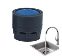 Aireador de grifo,Aireador de grifo de fregadero Adaptador de boquilla de | Cabezal de fijación para grifo de fregadero que ahorra agua Caño Frutas Verduras Lavado de Platos