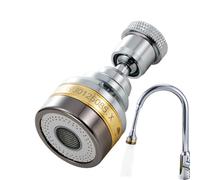 Aireador De Grifo De Cocina - Aireador De Grifo, Aireador De Fregadero | Booster De Grifo Con 3 Modos De Agua, Accesorio De Pulverizador De Grifo A Prueba De Salpicaduras, Accesorios De Cocina