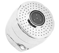 Aireador de Grifo de Repuesto para Cocina Acabado Electroplado | ABS Plata, Mejora el Enjuague y Reduce Salpicaduras, para Fregadero y Lavado de Manos