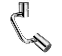 Aireador de grifo giratorio - Adaptador de 1440 grados - Boquilla de extensión para grifo con 2 modos | Para cocina, baño, apartamento, exterior, hotel, dormitorio,