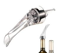 Aireador de vino - Dispensador de licor reutilizable, accesorio de verter portátil, decantador de bebidas de acrílico, elegante dispositivo vertedor antigoteo, equipo premium para el migl