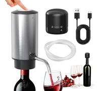 Aireador de Vino Electrico, Decantador de Vino con Eléctrico Tapón de Vino con Cerradura, Dispensador Automático de Vino, Aireador de Vino Automático para Amantes del Vino